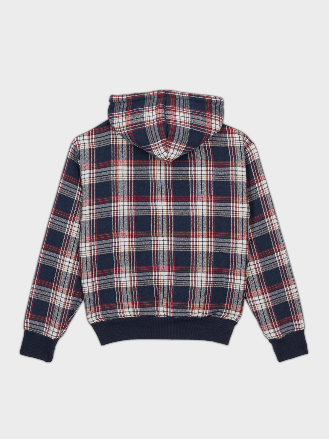Zip Hoodie VSN Plaid - Red