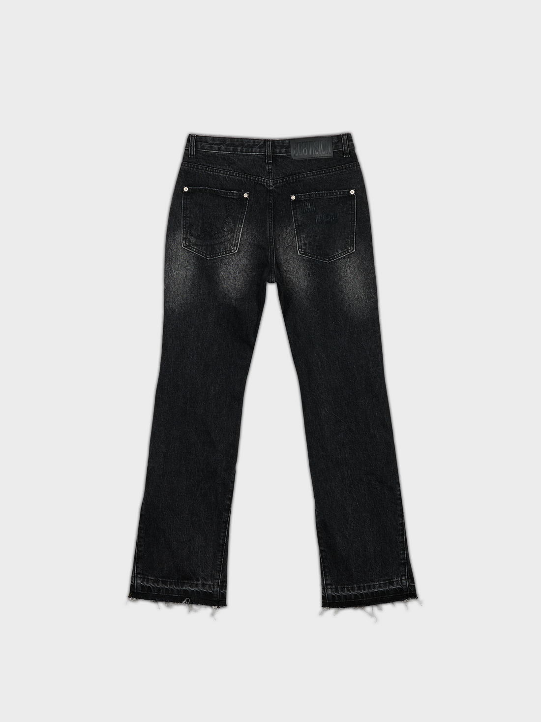 Jeans Flared Dotted - Dark