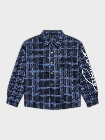 Shirt Pattern - Blue