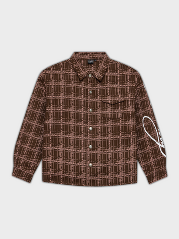 Shirt Pattern - Brown
