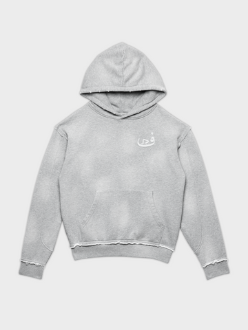 Hoodie Faded - Gray