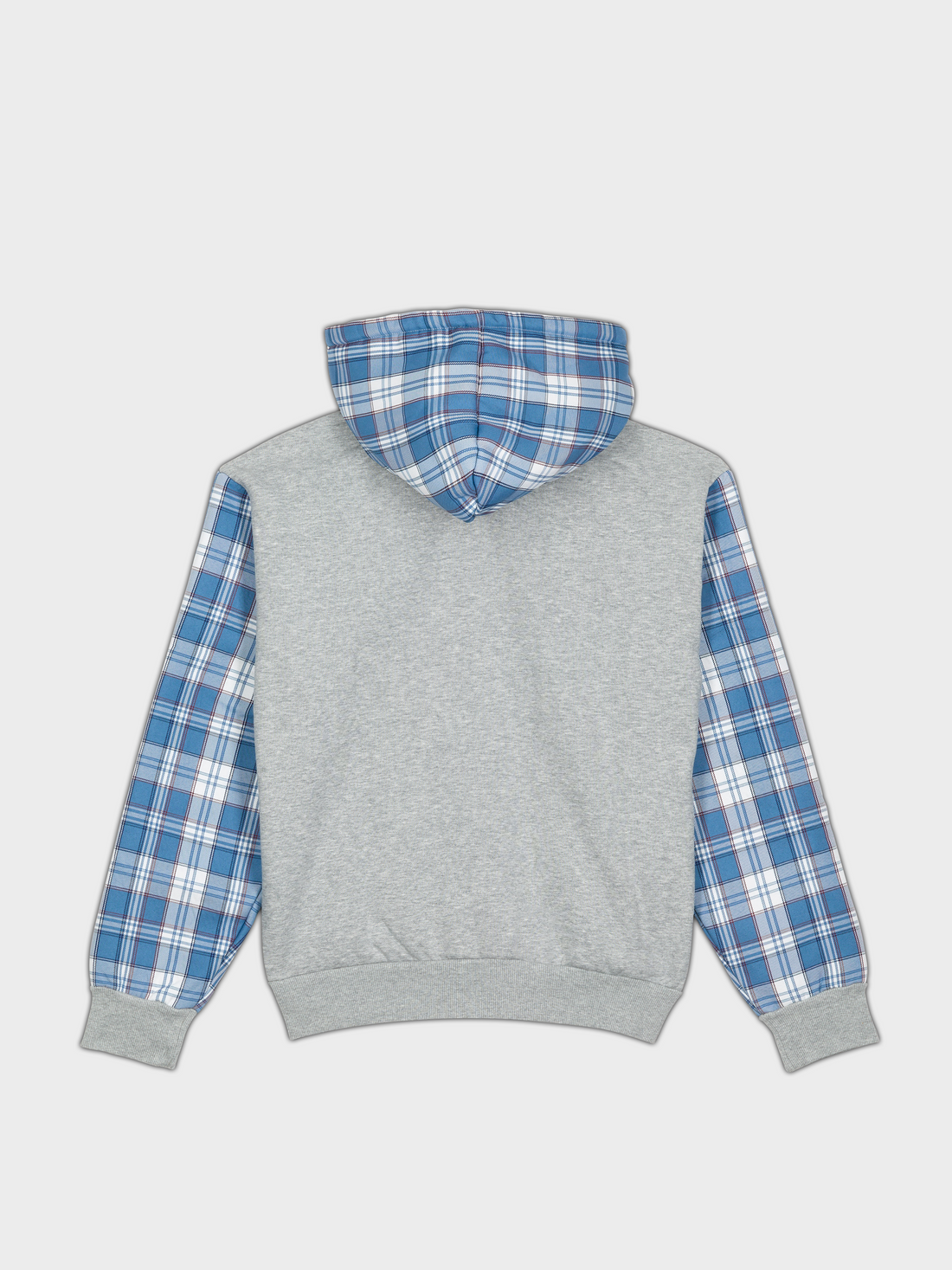 Zip Hoodie ARABIC Plaid - blue