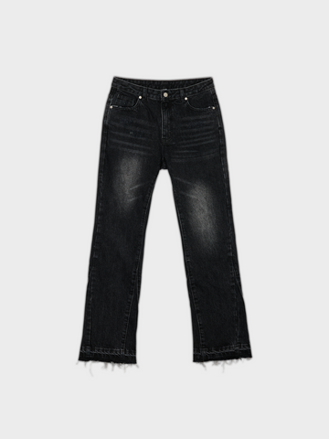 Jeans Flared Dotted - Dark
